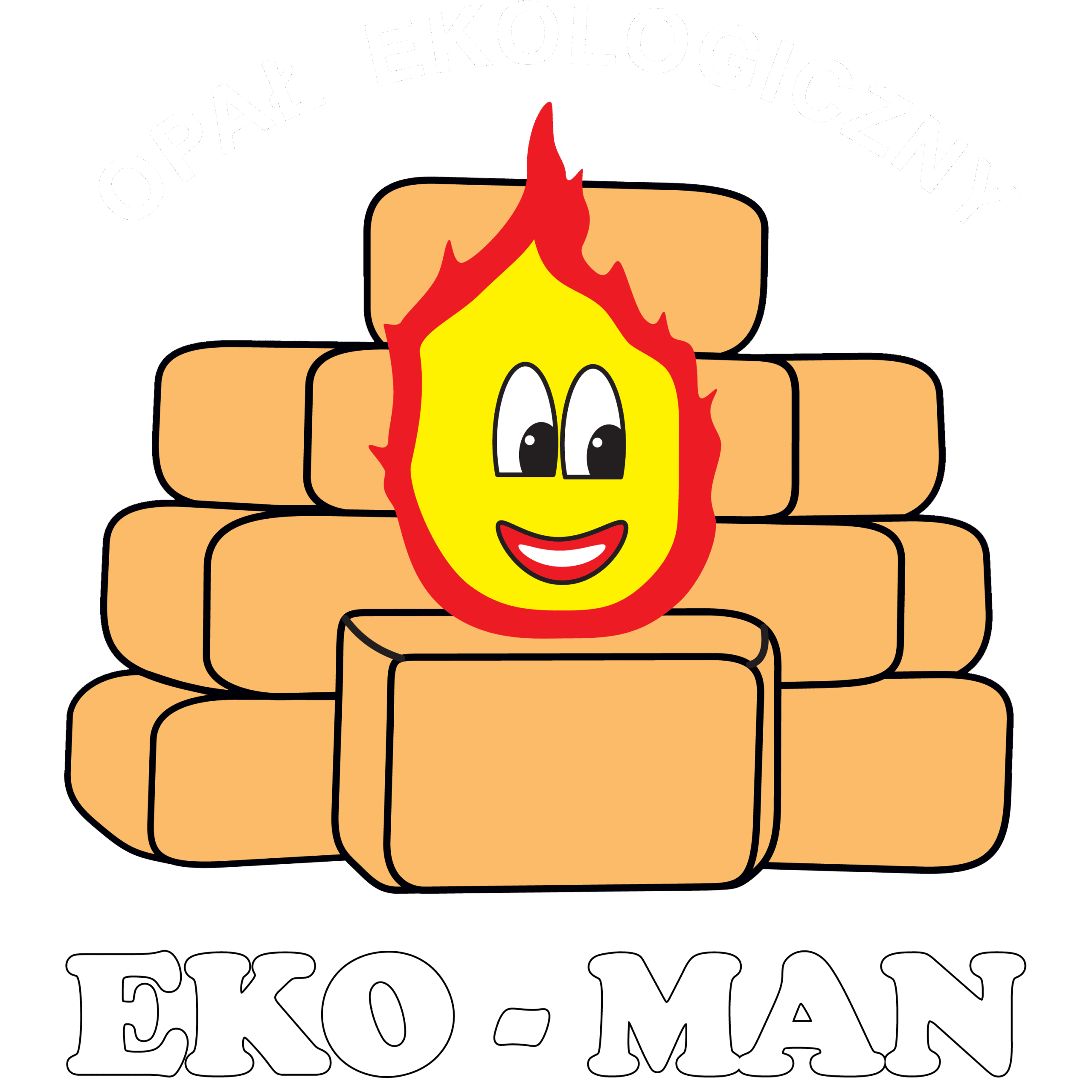 eko man logo white